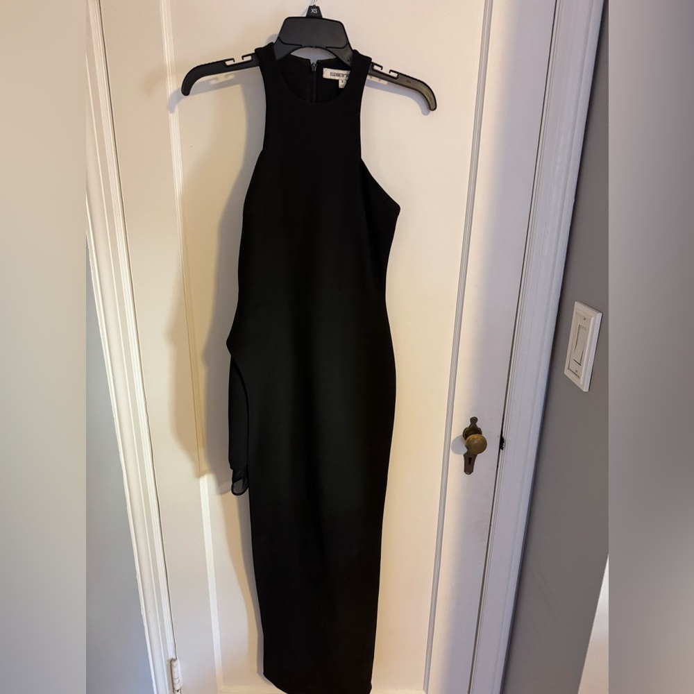 Vintage fitted high low Elizabeth and James jersey top dress